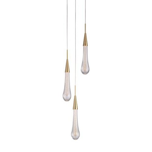 MD2060-3A br.brass Светильник подвесной Delight Collection Pour MD2060-3A br.brass