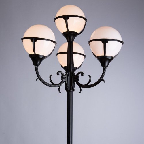 A1497PA-4BK Столб фонарный уличный Arte Lamp MONACO A1497PA-4BK