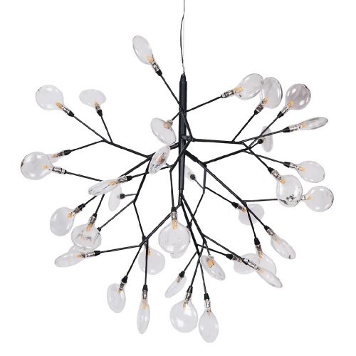 EVITA SP36 BLACK/TRANSPARENT Подвесная люстра Crystal Lux Evita EVITA SP36 BLACK/TRANSPARENT