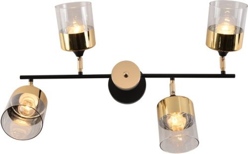 Потолочная люстра 01555-3.3-04B BK+FGD