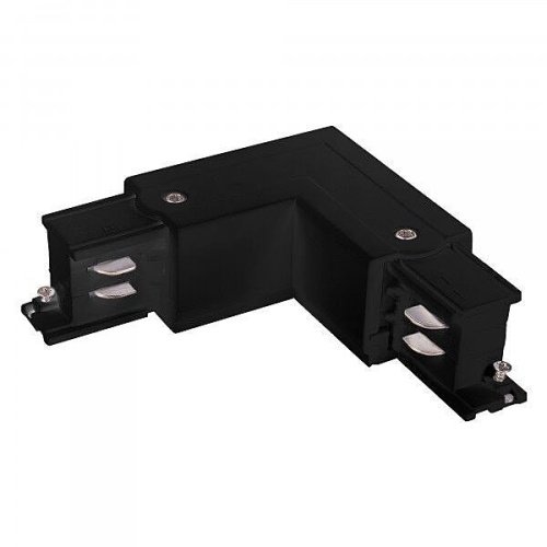 Коннектор для шинопровода Elektrostandard Коннектор угловой для трехфазного шинопровода (черный) 85110/00