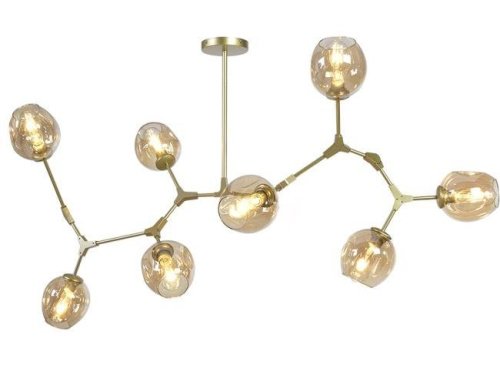 Потолочная люстра Elvan 113 LU-113/8-Е27-Gl