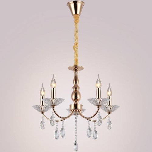 IL1242-5PPA-29 GD Подвесная люстра ILLUMICO IL1242-5PPA-29 GD