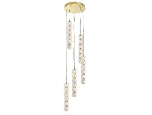 Потолочная чашка Newport Crystal Потолочная чашка 8240 D30 5 подвесов gold