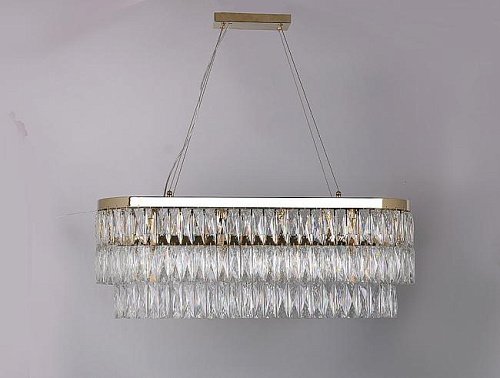 10128+6/S gold Подвесная хрустальная люстра 10120 Newport 10128+6/S gold