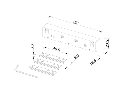 00-00013587 Коннектор SY-LINK SWG LUMKER 00-00013587