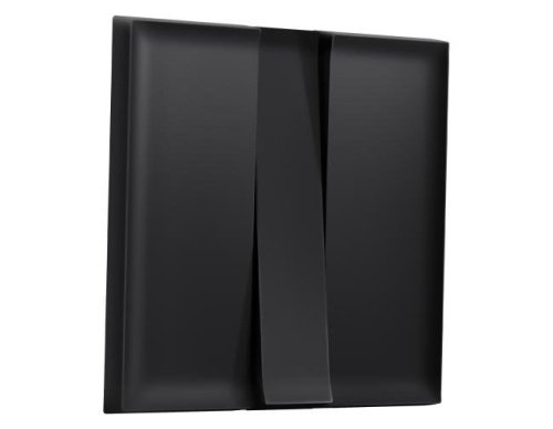 SP8050 SP8050 Лицевая панель SIGMA (Черный матовый) для 3-кл выключателей QUANT PRO