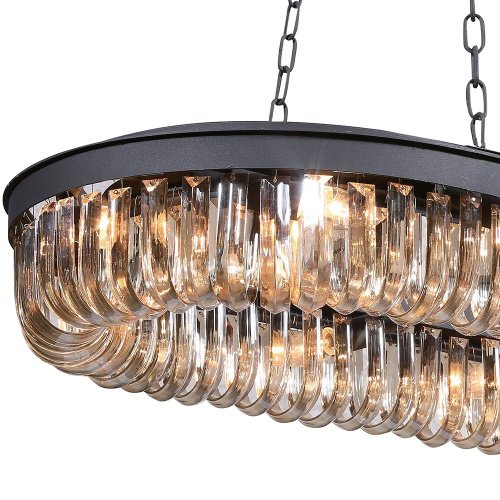KR0295P-12 black Подвесная люстра Delight Collection Crystal Black KR0295P-12 black
