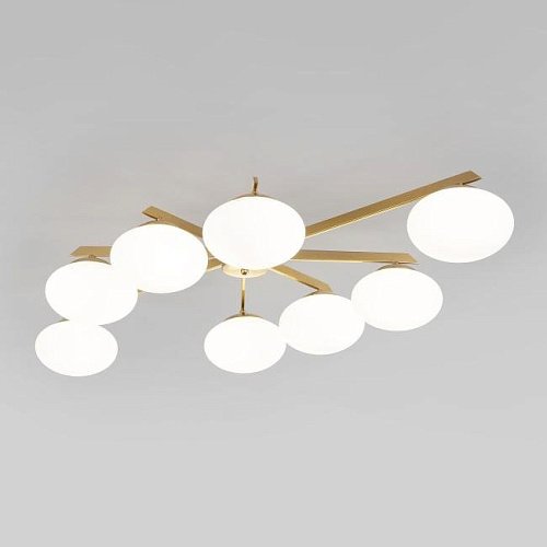 Потолочная люстра Eurosvet Opaline 70220/8 латунь Smart