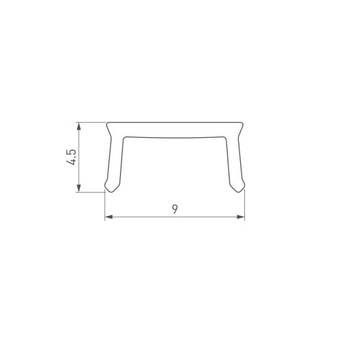 Экран для профиля Arlight 043606