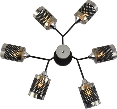 Потолочная люстра 01405-3.3-06B BK+CR