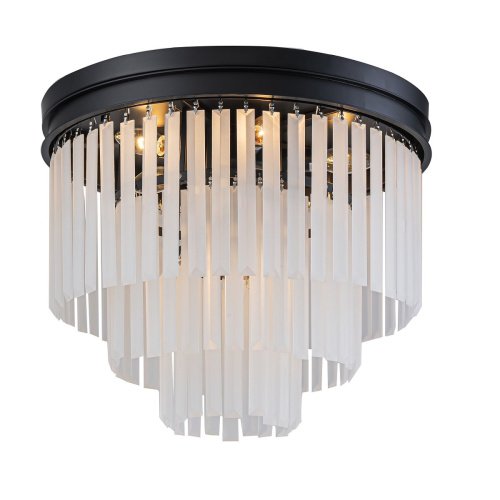 771131 (KR0387C-6/P black/frost) Потолочная люстра Delight Collection 1920s Odeon 771131 (KR0387C-6/P black/frost)