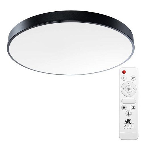 Потолочный светодиодный светильник Arte Lamp Arena A2673PL-1BK