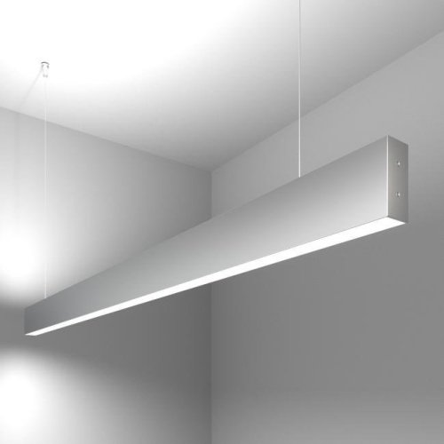 101-200-40-128-6500-a041494 Светильник подвесной Elektrostandard Grand Линейный светодиодный подвесной двусторонний светильник 128см 50W 6500K матовое серебро (101-200-40-