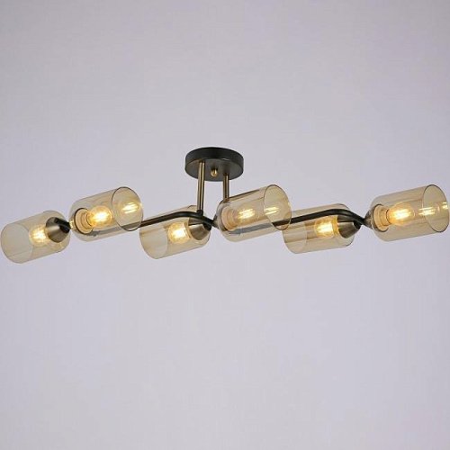 IL8148-6COU-79 BK BR Bice Потолочная люстра ILLUMICO IL8148-6COU-79 BK BR Bice