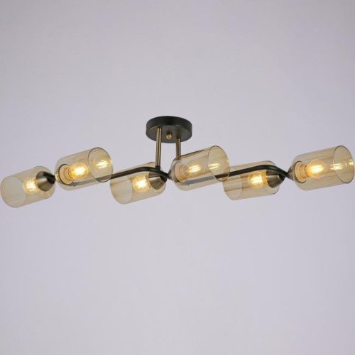 IL8148-6COU-79 BK BR Bice Потолочная люстра ILLUMICO IL8148-6COU-79 BK BR Bice
