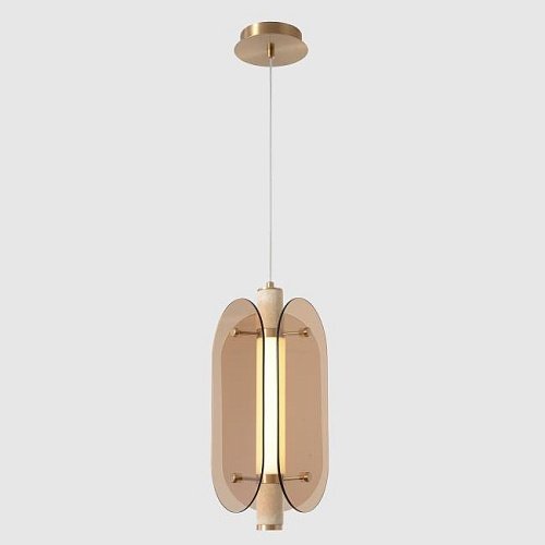 AMARILLO SP18W LED BRASS Светильник подвесной Crystal Lux Amarillo AMARILLO SP18W LED BRASS