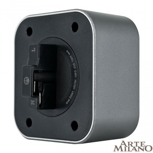 Трековая розетка Arte Milano Am-track-sockets 380022TS/ES Grey