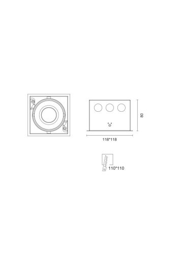 00-00006672 Карданный светильник COMBO SWG PRO 00-00006672