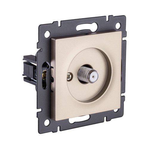 REA-020GD Розетка спутниковая SAT, золотой Kollinger REA-020GD для Aspekt, Eleganz, Reflex