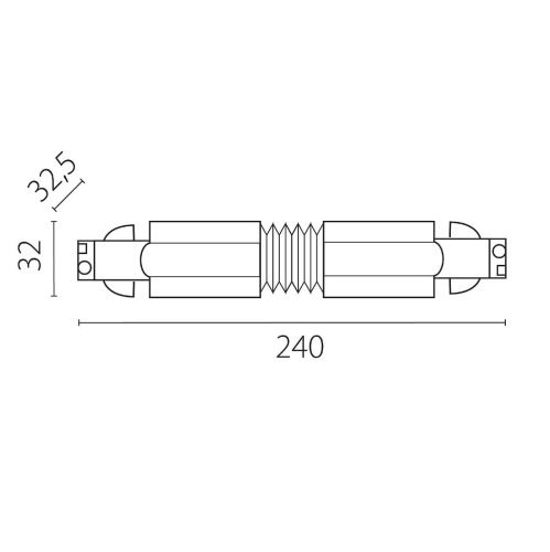 Коннектор для шинопровода Lightstar Quattro 504157-FR