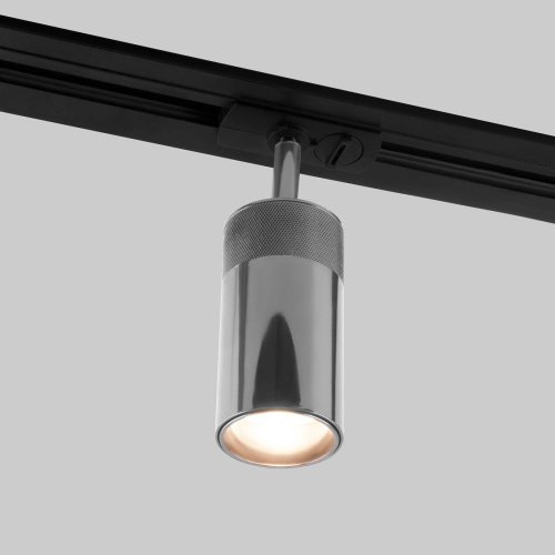 Трековый светильник Elektrostandard Riffe Riffe никель 9W 4200K (85512/01) однофазный
