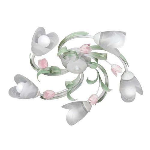 Люстра потолочная с цветочками V1541 V1541/5PL Vitaluce