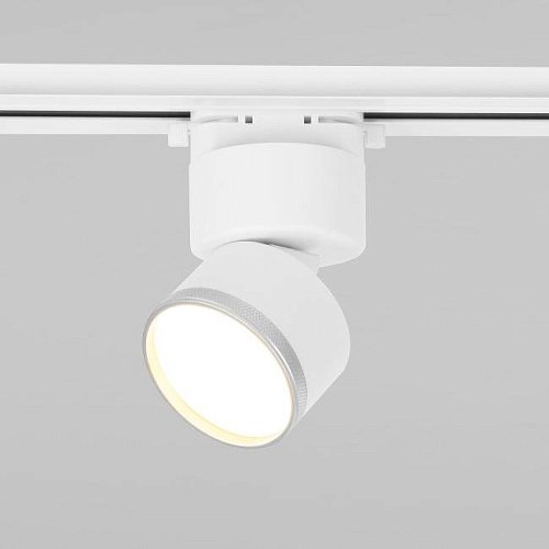 Impact белый матовый/серебро 10W 4200К (85514/01) однофазный Трековый светильник Elektrostandard Impact Impact белый матовый/серебро 10W 4200К (85514/01) однофазный