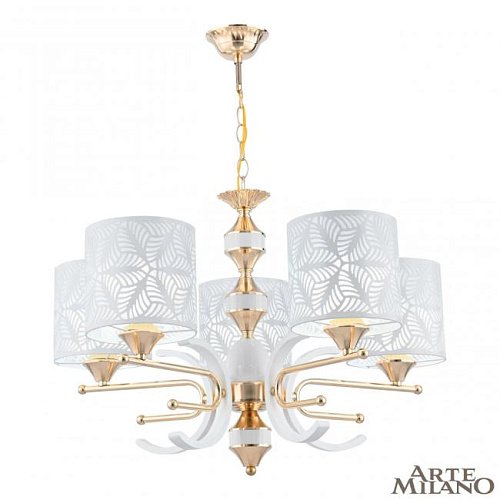 302097/5 Wh/Gd Подвесная люстра Arte Milano Florentia-2097 302097/5 Wh/Gd