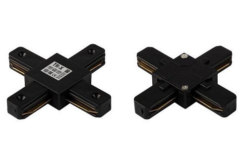 TR-X BK Соединитель X однофазной шины 220V для монтажа на поверхность IMEX TR-X BK
