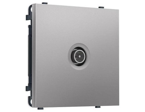 MS513030 MS513030 Комплект механизма TV розетки проходной SIGMA Сталь матовый 5-1000 MHz 4dB QUANT PRO (SP5130, PR211)