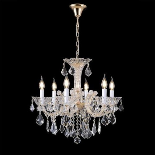 CRISTELLE SP6 GOLD Подвесная люстра CRISTELLE Crystal Lux CRISTELLE SP6 GOLD