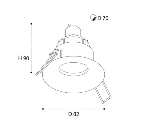 M01-1021 white Встраиваемый светильник Italline M01-1021 white