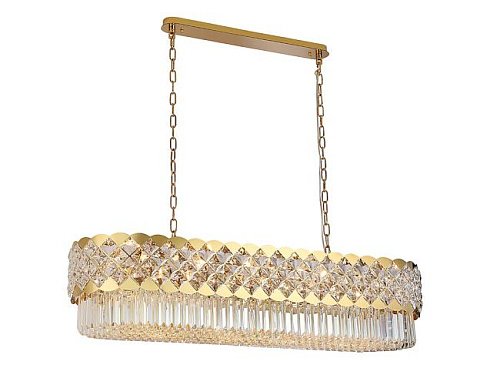8300/120 oval gold polished Подвесная люстра Newport Ashley 8300/120 oval gold polished
