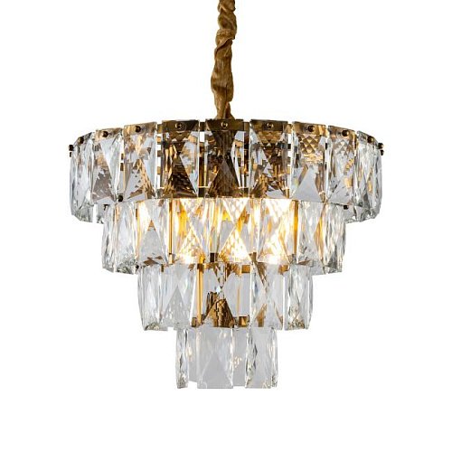 KG1113P-7 brass/clear Подвесная люстра Delight Collection Amazone KG1113P-7 brass/clear