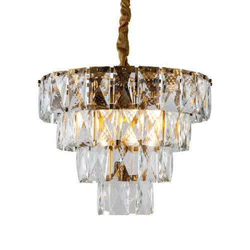 KG1113P-7 brass/clear Подвесная люстра Delight Collection Amazone KG1113P-7 brass/clear