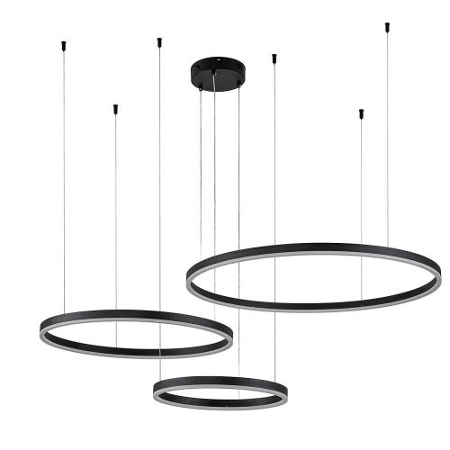 V000032L Подвесная люстра Indigo Galass V000032L 14001/3P Black