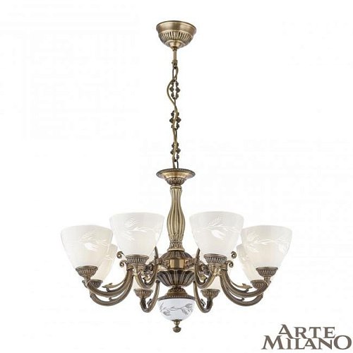 343659/8 AB Подвесная люстра Arte Milano Am343659 343659/8 AB