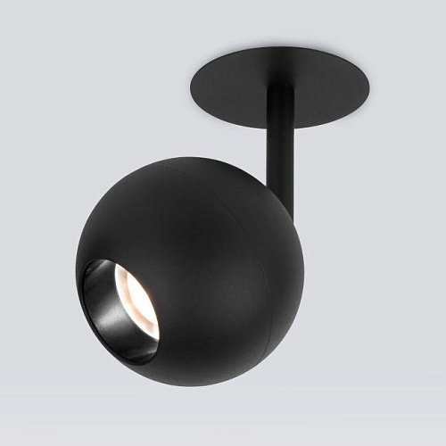 9926 LED 12W 4200K черный Встраиваемый светильник Elektrostandard Ball 9926 LED 12W 4200K черный