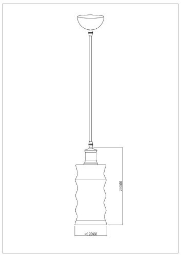 Светильник подвесной Escada Fireside 1102/1