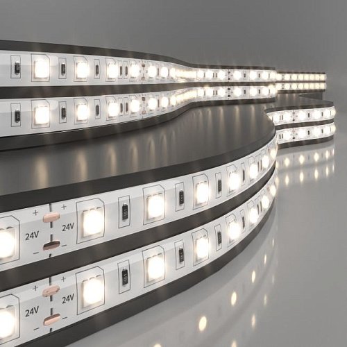 Лента светодиодная 60Led 14,4W IP65 3300K тёплый белый (5050 24V 60Led 14,4W IP65) LED лента Elektrostandard 24V 14,4W IP65 Лента светодиодная 60Led 14,4W IP65 3300K тёплый белый (5050 24V 60Led 14,4W IP65) a052968