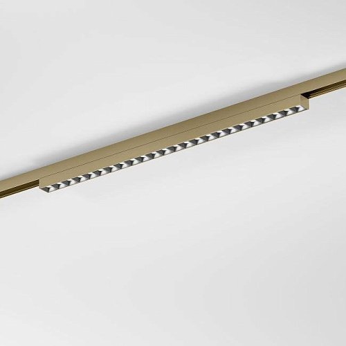 Brass Line Трековый светильник 20W 4000K (латунь) 85529/01 Трековый светильник Elektrostandard Line Magnetic Brass Line Трековый светильник 20W 4000K (латунь) 85529/01