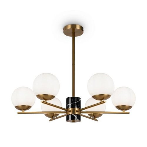 FR5230PL-06BS Люстра на штанге Freya Marble FR5230PL-06BS