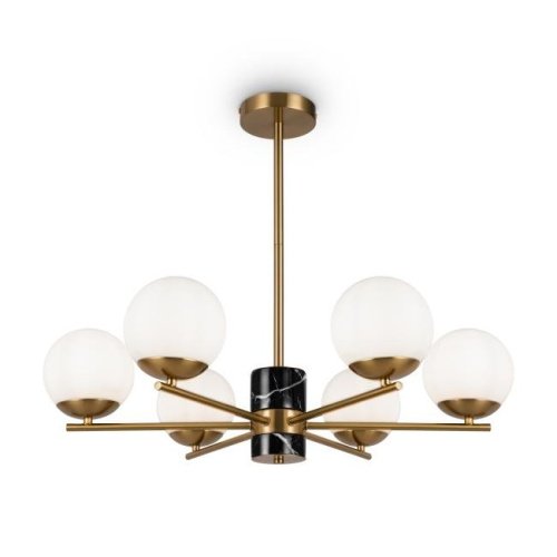 FR5230PL-06BS Люстра на штанге Freya Marble FR5230PL-06BS