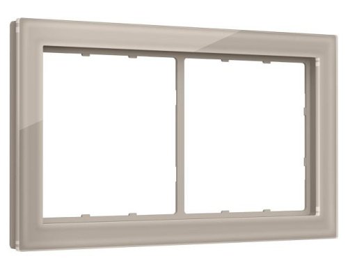 SF350382 Рамка SIGMA Briz (Серо-бежевый Стекло закаленное натуральное) 2-ая
