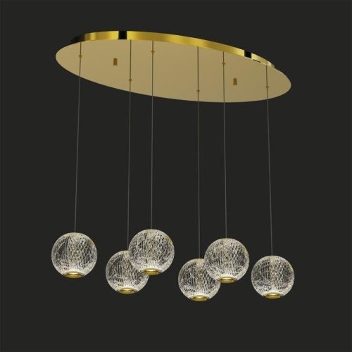 MD20001012-6A gold Светильник подвесной Delight Collection Elliot Diamante MD20001012-6A gold