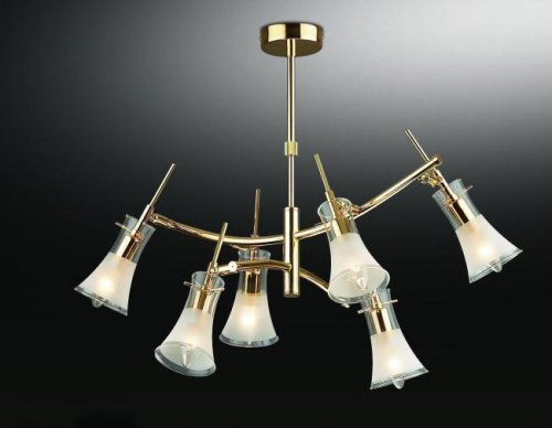 1298/6 Потолочная люстра Odeon Light Zamia 1298/6