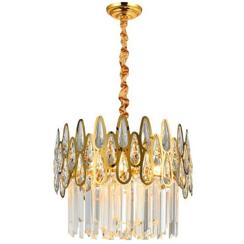 NAVIS 76019/5C GOLD Подвесная люстра Natali Kovaltseva Navis NAVIS 76019/5C GOLD
