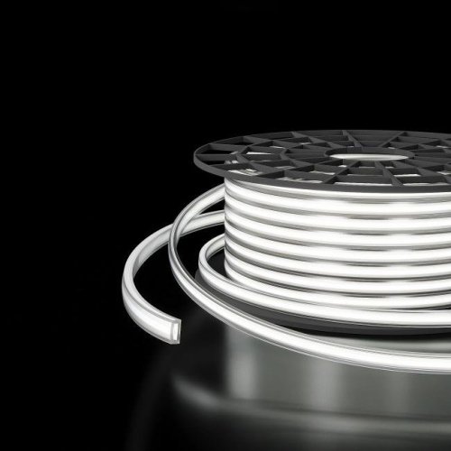 LED лента Elektrostandard 220V COB IP65 Лента светодиодная 220V 9,3W 288Led COB IP65 6500 холодный белый, 50 м (95000/02)