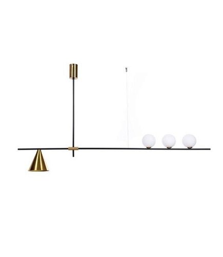 LDP 6043-4 BK+MD Светильник подвесной Lumina Deco Renzo LDP 6043-4 BK+MD